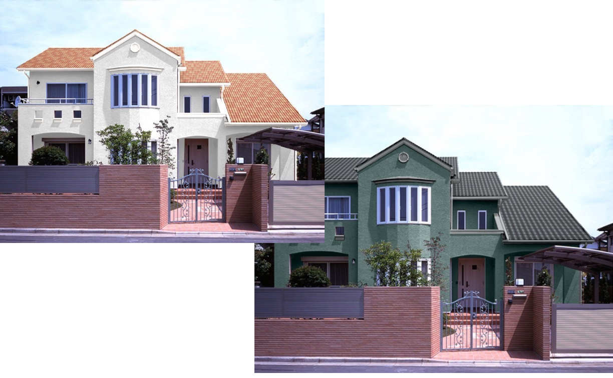 イメージシミュレーションができる